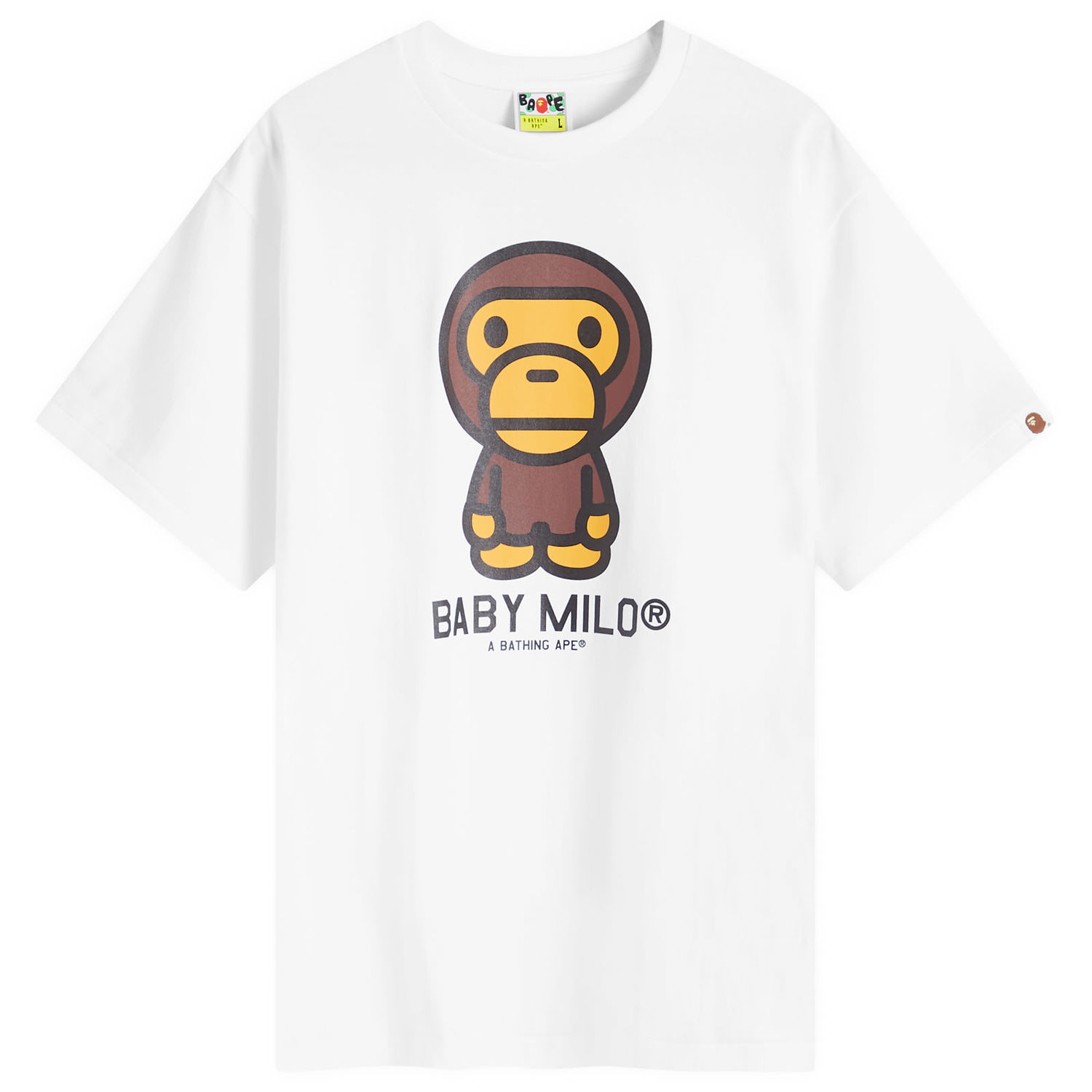 Tričko BAPE A Bathing Ape Baby Milo T-Shirt Biela | 002TEK301001M-WHT, 0