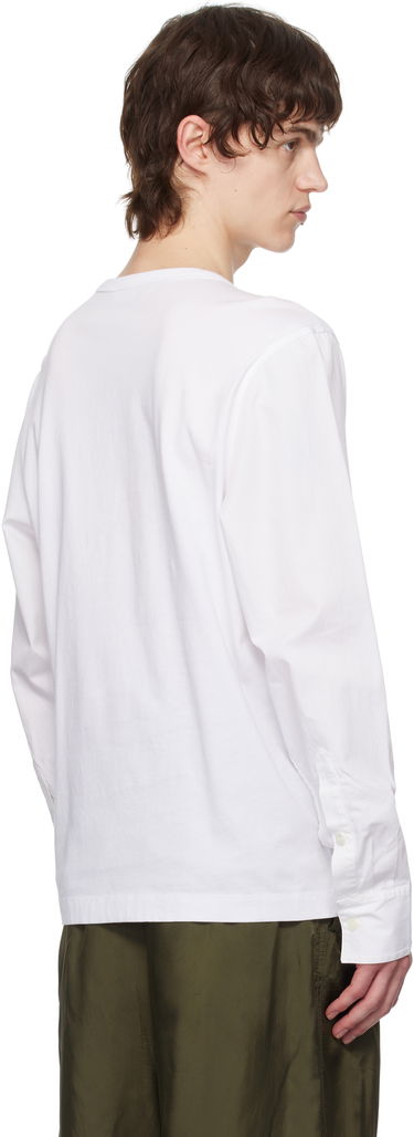 Tričko Dries Van Noten Dries Van Noten Paneled Long Sleeve T-Shirt Biela | 251-021106-1600, 2