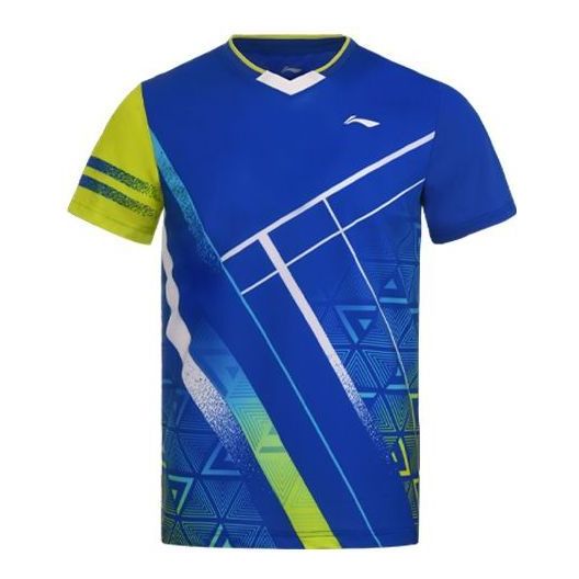 Dres Li-Ning Li-Ning Badminton Series Quick Dry Training Tournament T-Shirt Modrá | AAYS071-3