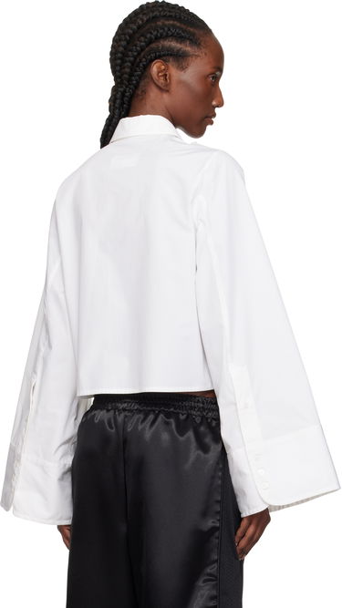 Košeľa Maison Margiela MM6 Maison Margiela Cotton Cropped Shirt Biela | S52DT0044 M35480, 2
