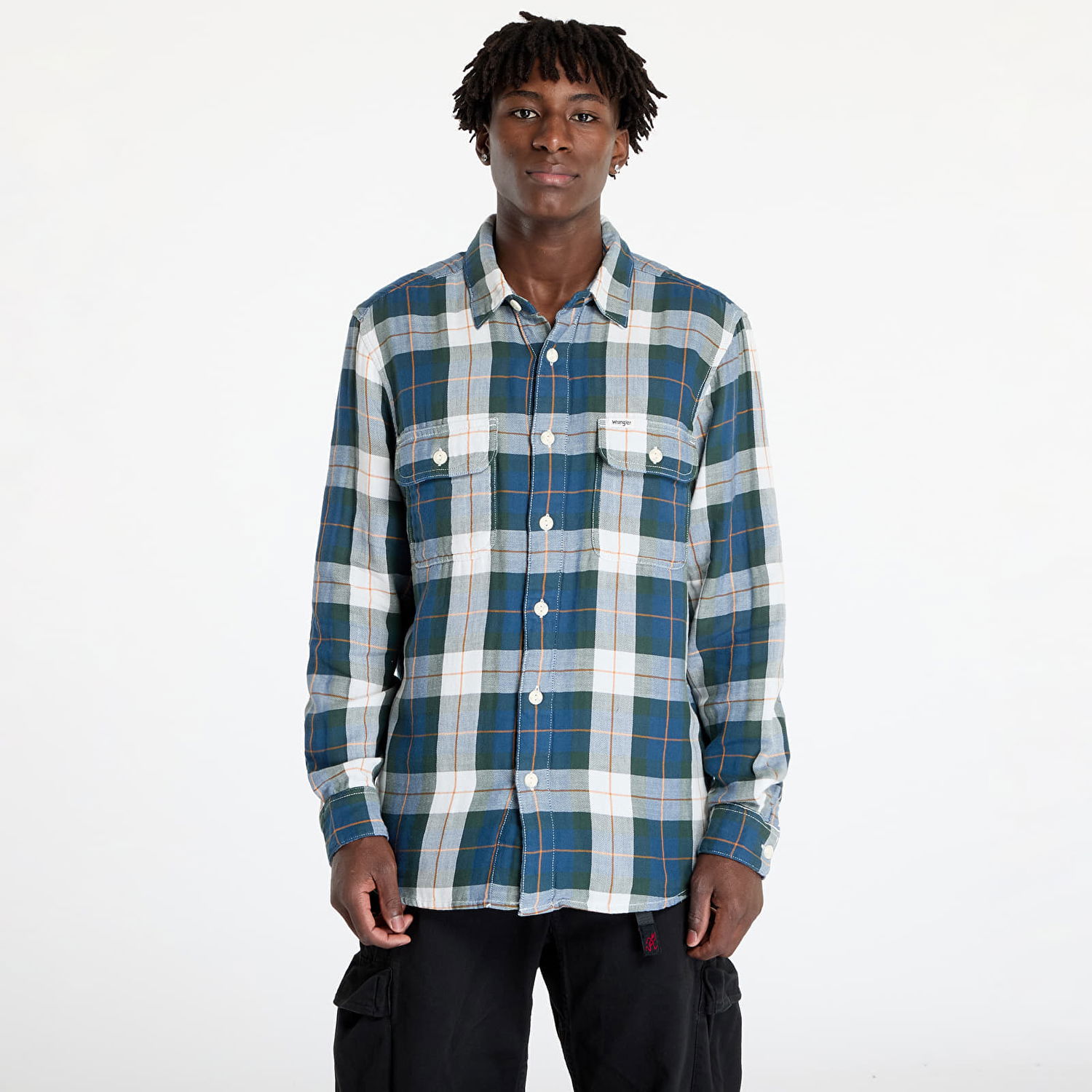 Košeľa Wrangler Shirt 2 Pocket Shirt Green L Rôznofarebný | 112357974, 0