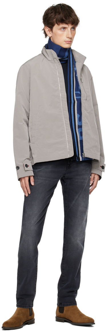Vetrovka Paul Smith PS Paul Smith Zip Jacket Šedá | M2R-400Y-L21698, 3