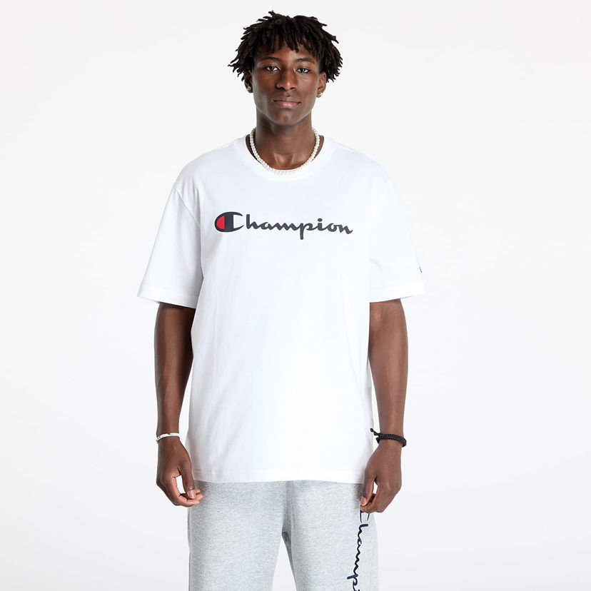 Tričko Champion SS Tee White Biela | 220256 CHA WW001