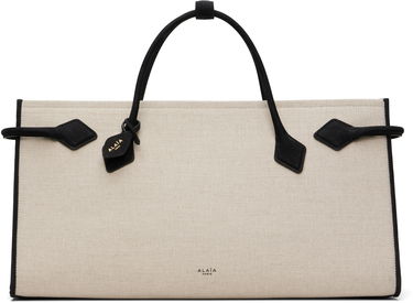 Tote bag Alaïa ALAÏA 'Le Teckel' Tote Bag Béžová | AA1S14042CA582, 0