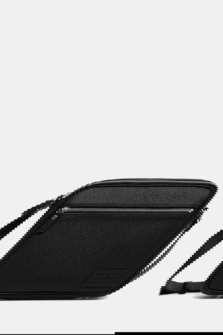 Taška cez rameno Maison Margiela MM6 Maison Margiela Leather Crossbody Bag Čierna | SB6ZH0025.P8326.T8013, 0