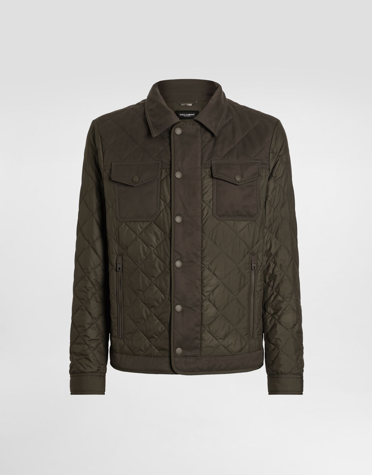 Bunda Dolce & Gabbana Dolce & Gabbana Men's Quilted Jacket Zelené | G9BRCTFUS27M0669, 0
