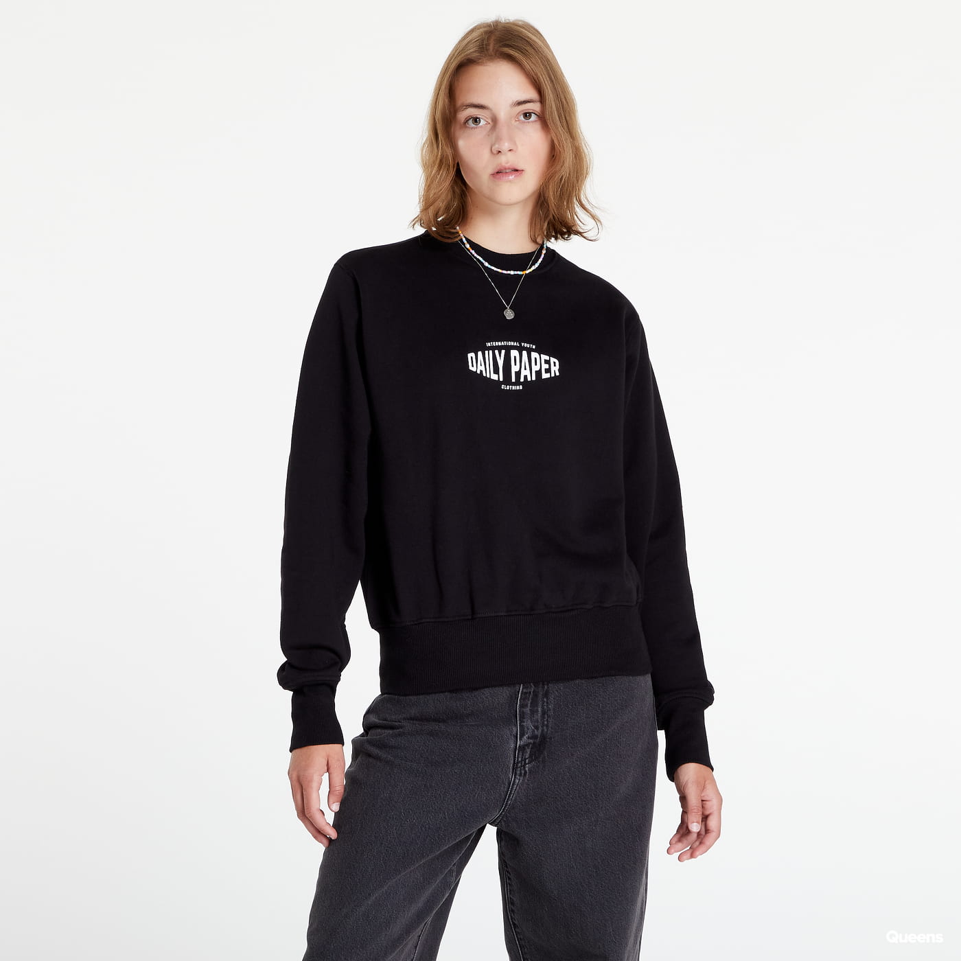 Mikina DAILY PAPER Evvie Youth Sweater Čierna | 2222014, 0