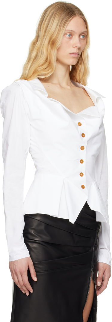 Košeľa Vivienne Westwood Vivienne Westwood Monday Peplum Blouse Biela | 15010061-W017E-, 1
