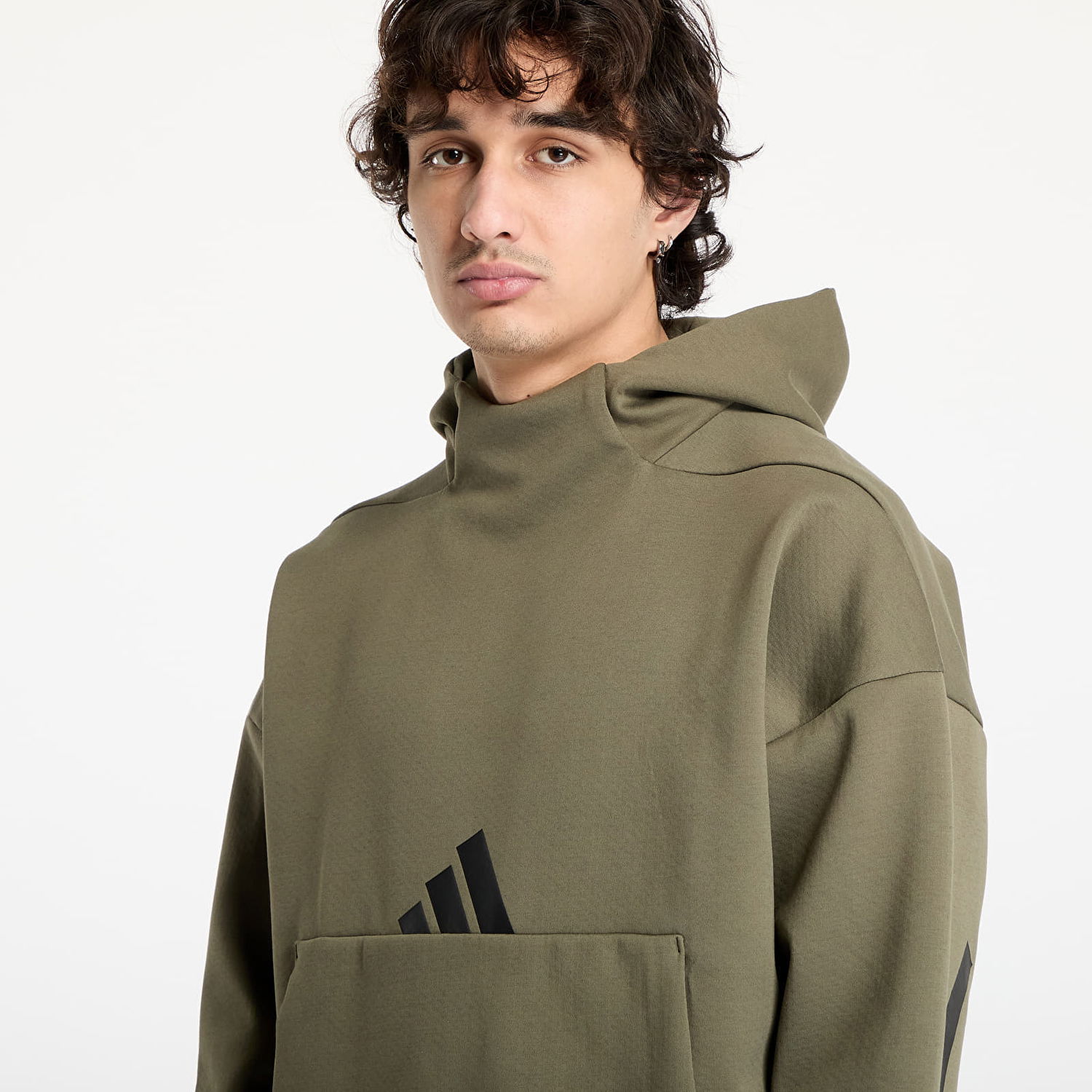 Mikina adidas Originals Z.N.E. Premium Hoodie Zelené | JD5321, 1