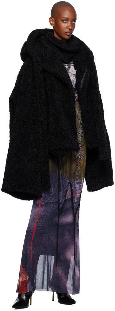 Kabáty Ottolinger Ottolinger Wrap Teddy Short Jacket Čierna | 1230703921, 3