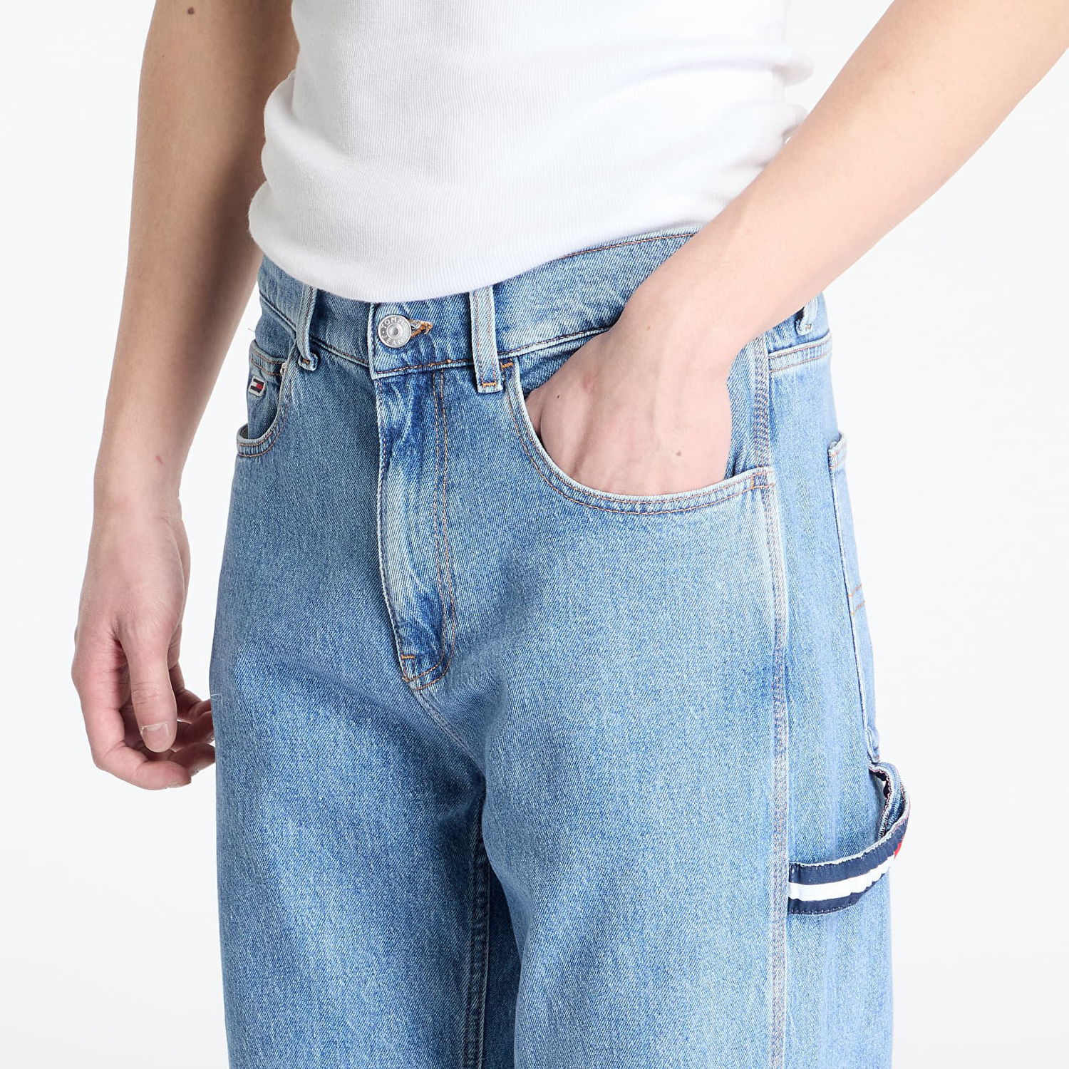 Džínsy Tommy Hilfiger Tommy Jeans Jaimie Relaxed Straight Jeans W31/L32 Modrá | DM0DM21326 1AB, 1