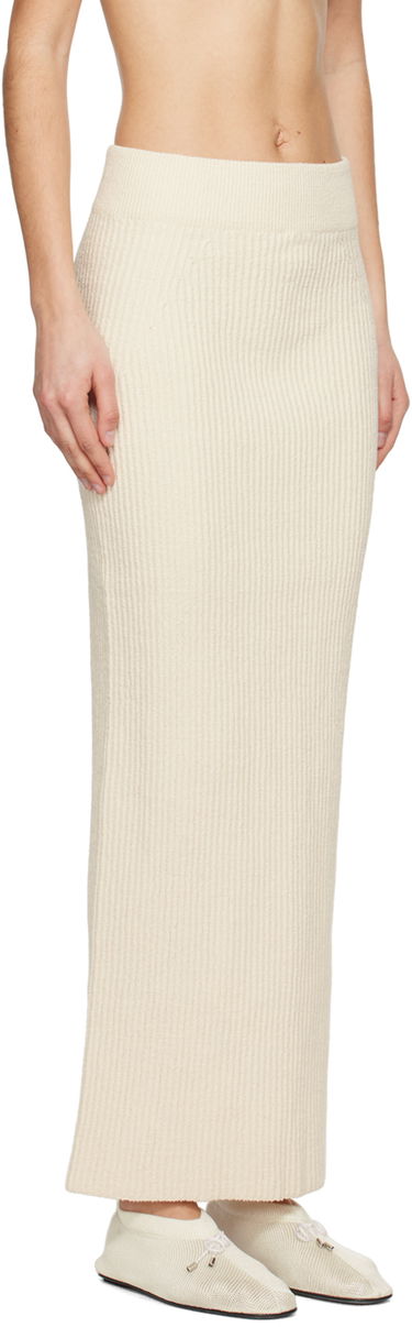Sukňa TOTEME TOTEME Vented Maxi Knit Skirt Béžová | 242-WRB2171-YA0042, 1