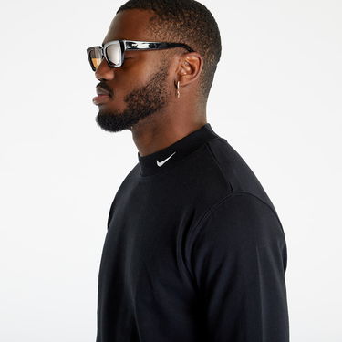 Tričko Nike Life Mock Neck Shirt Čierna | DX5868-010, 2