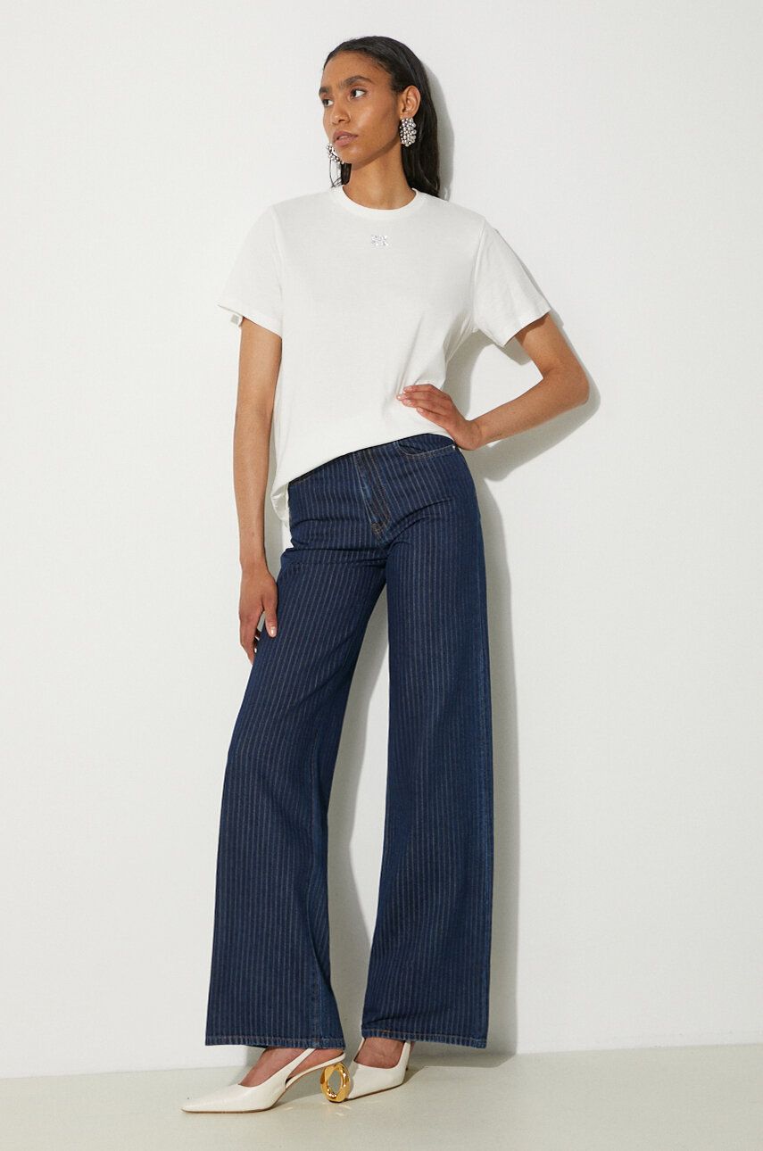 Džínsy KENZO Ayame Regular Waist Jeans Modrá | FE62DP2176F2.DD, 0