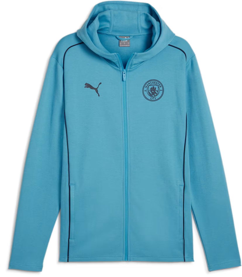 Bunda Puma MCFC Casuals Hooded Jkt Tyrkysová | 777565-31