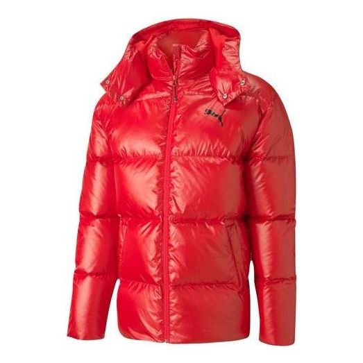 Prešívaná bunda Puma Volume Down Jacket Červená | 585408-11