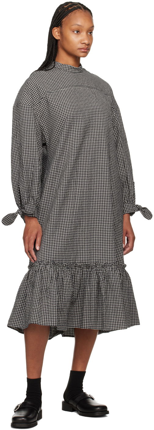 YMC Rushmore Gingham Midi Dress