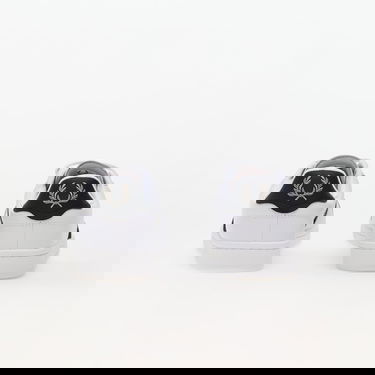 Tenisky a topánky Fred Perry B721 Leather/Branded Webbing White/ Warm Grey Biela | B6304 U62, 4