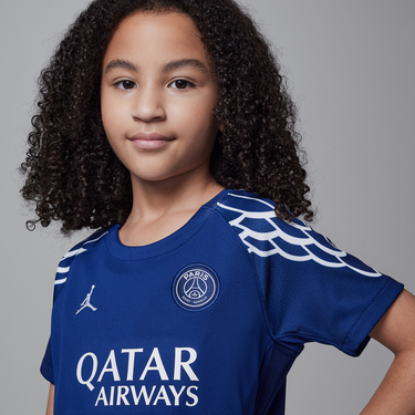 Dres Jordan Jordan Paris Saint-Germain 2025 Stadium Fourth Kit Set - Little Kids Modrá | HJ0930-493, 4