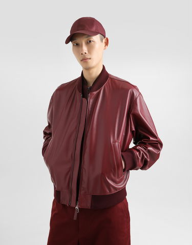 Bomber bunda Dolce & Gabbana Dolce & Gabbana Sheepskin Bomber Jacket Vínová | G9BILLHULFYR0369, 3