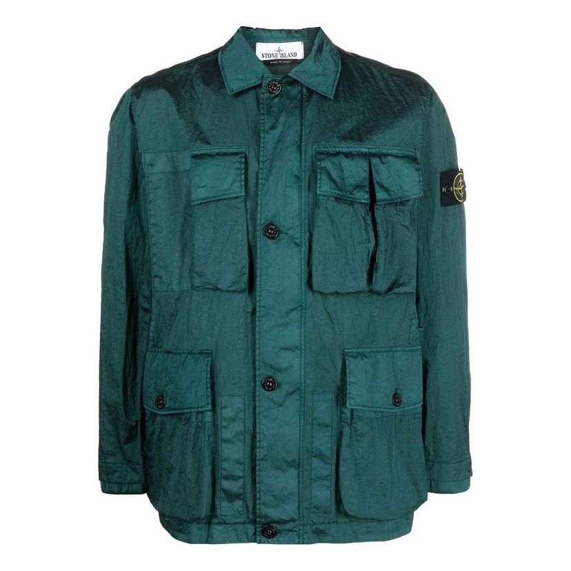 Bunda Stone Island Shirt Jacket Zelené | 781541620-V0053
