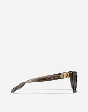 Slnečné okuliare Dolce & Gabbana Dolce & Gabbana DG Hinge Cat-Eye Sunglasses Šedá | VG4497VP93B9V000, 3