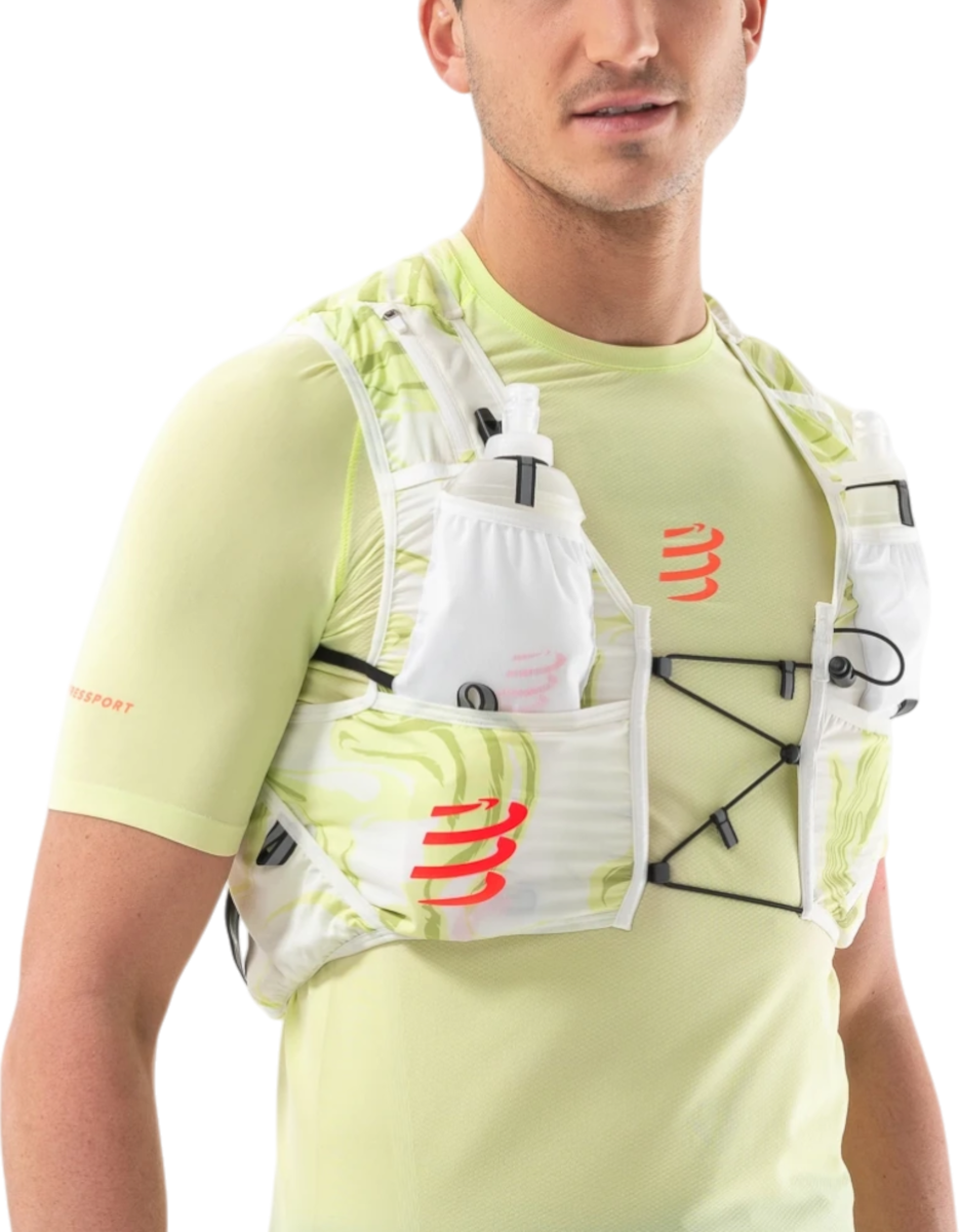 Batoh Compressport Ultrun Evo 10 Hydration Vest Biela | xbpu6060-xbpu6060062, 0