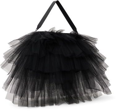 Kabelka Simone Rocha Simone Rocha Oversized Frilly Tutu Bag Čierna | BAG182 0035, 2