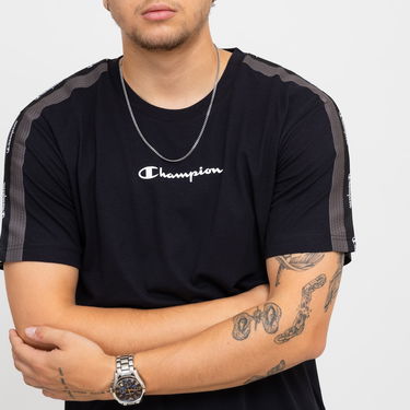 Tričko Champion Black Short Sleeve Graphic Tee Čierna | 219097-KK001, 2