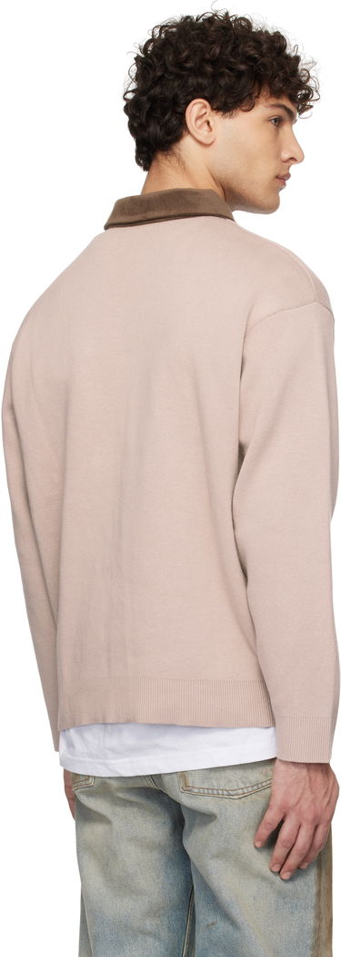 Polo tričko Dime Corduroy Collar Rugby Long Sleeve Polo Béžová | DIMEHO248MOC, 2
