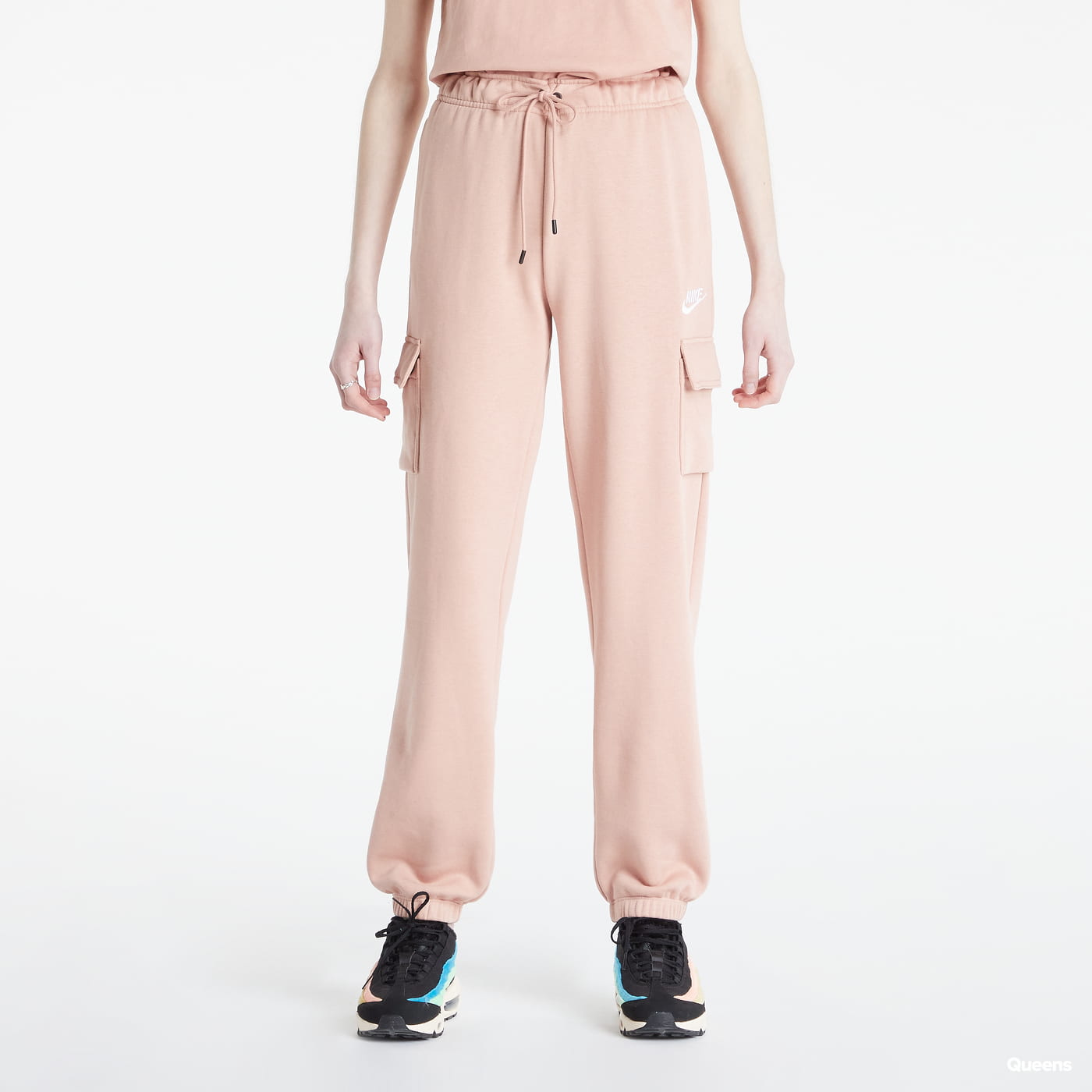 Cargo nohavice Nike Essential Fleece Cargo Pants Ružová | DD8713-609, 0
