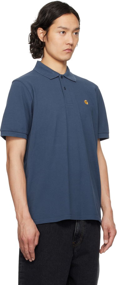Polo tričko Carhartt WIP Carhartt WIP Chase Pique Polo Modrá | I023807, 1