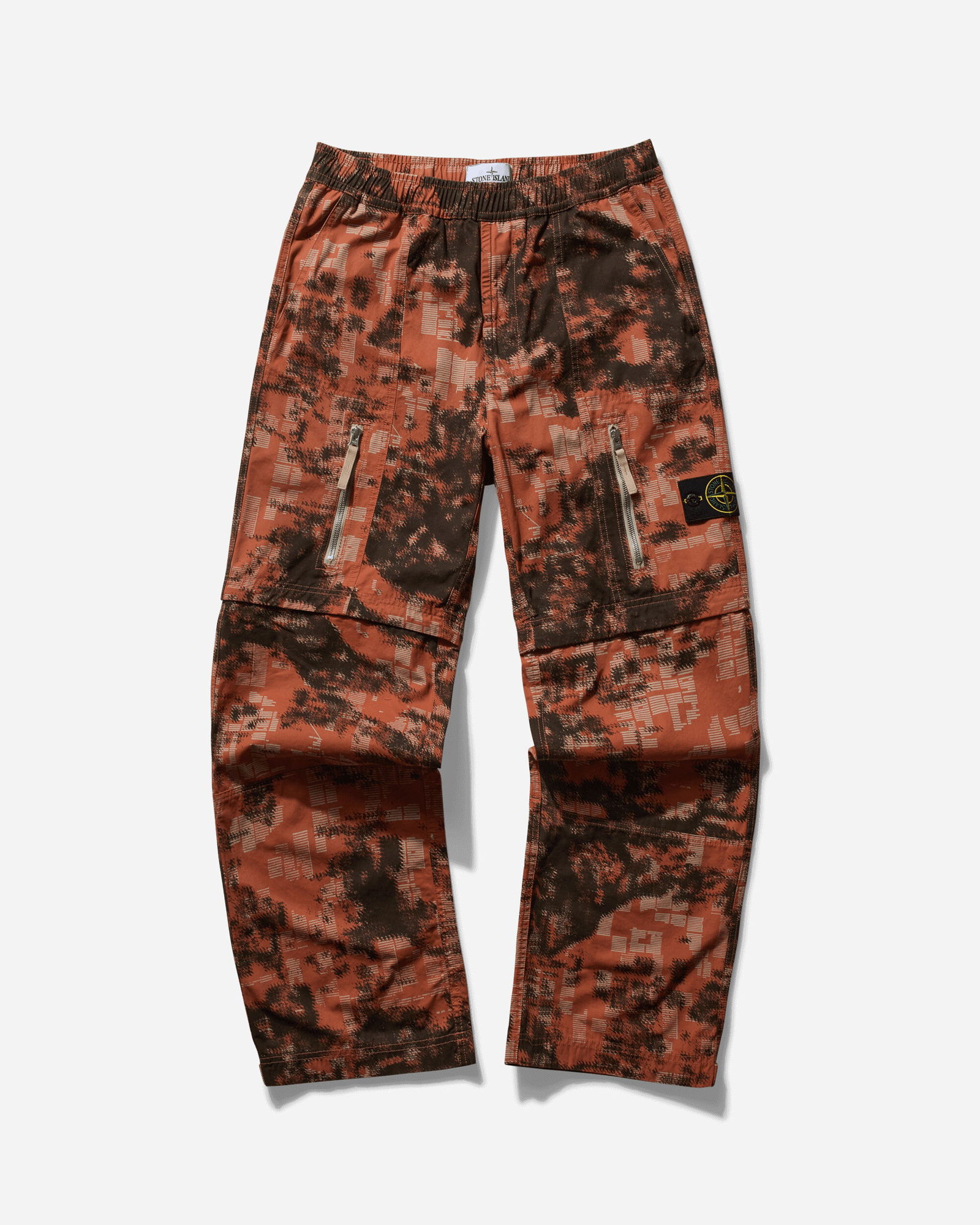 Camouflage Cotton Canvas Cargo Trousers