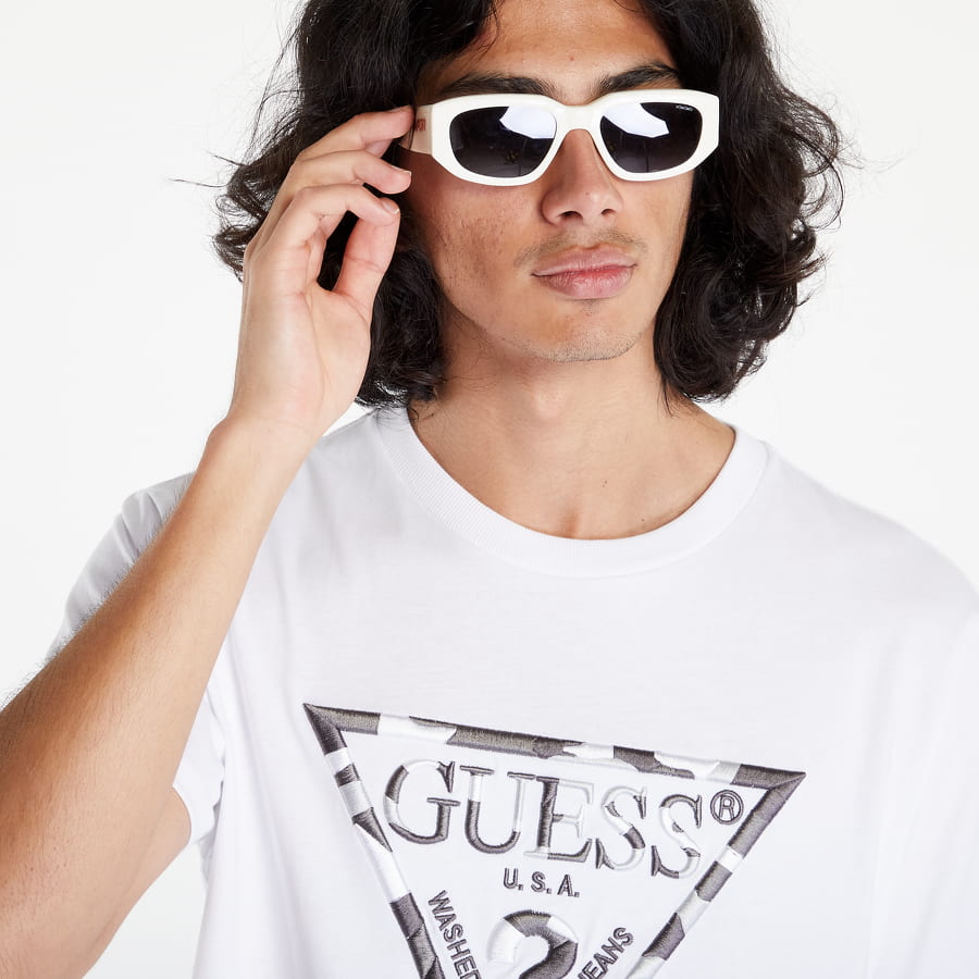 Tričko GUESS Gad Tee Biela | M2BI33K8FQ4-G011, 1