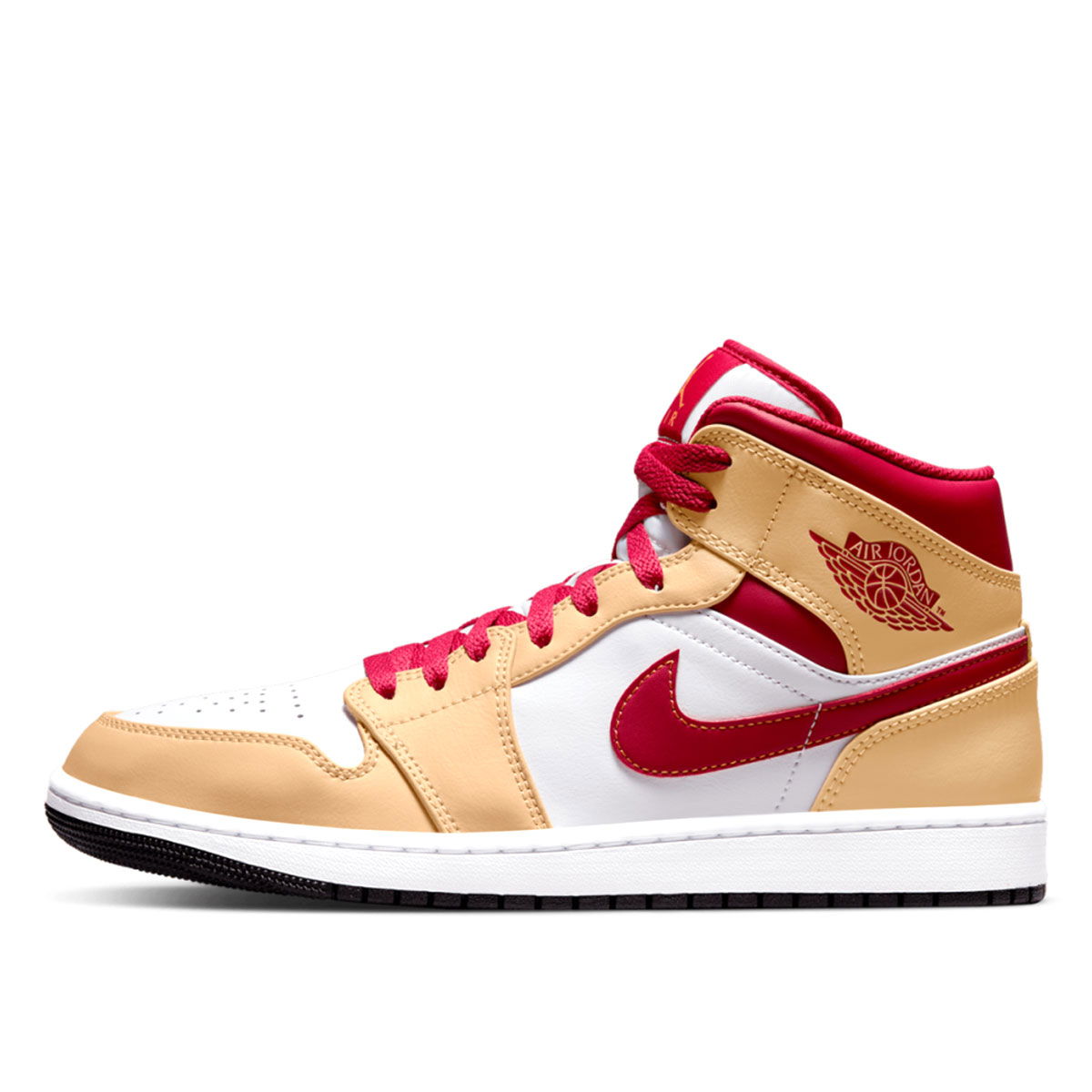 Air Jordan 1 Mid "Beige White Red"