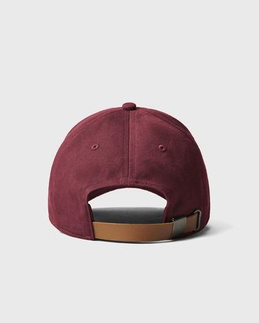 Šiltovka YETI Leather Logo Badge 6 Panel Soft Crown Hat Vínová | 888830177624, 1