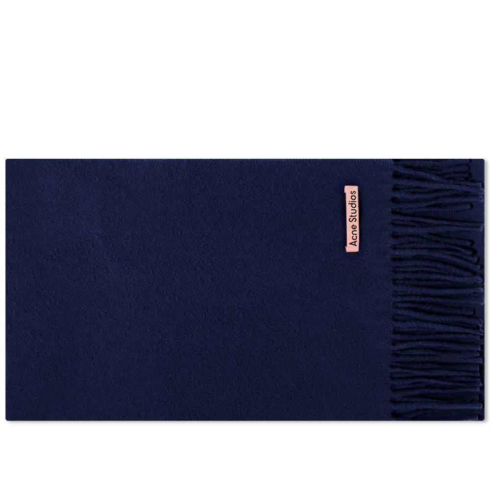 Šál Acne Studios Canada Skinny New Scarf Navy Blue Navy | CA0218-885, 0