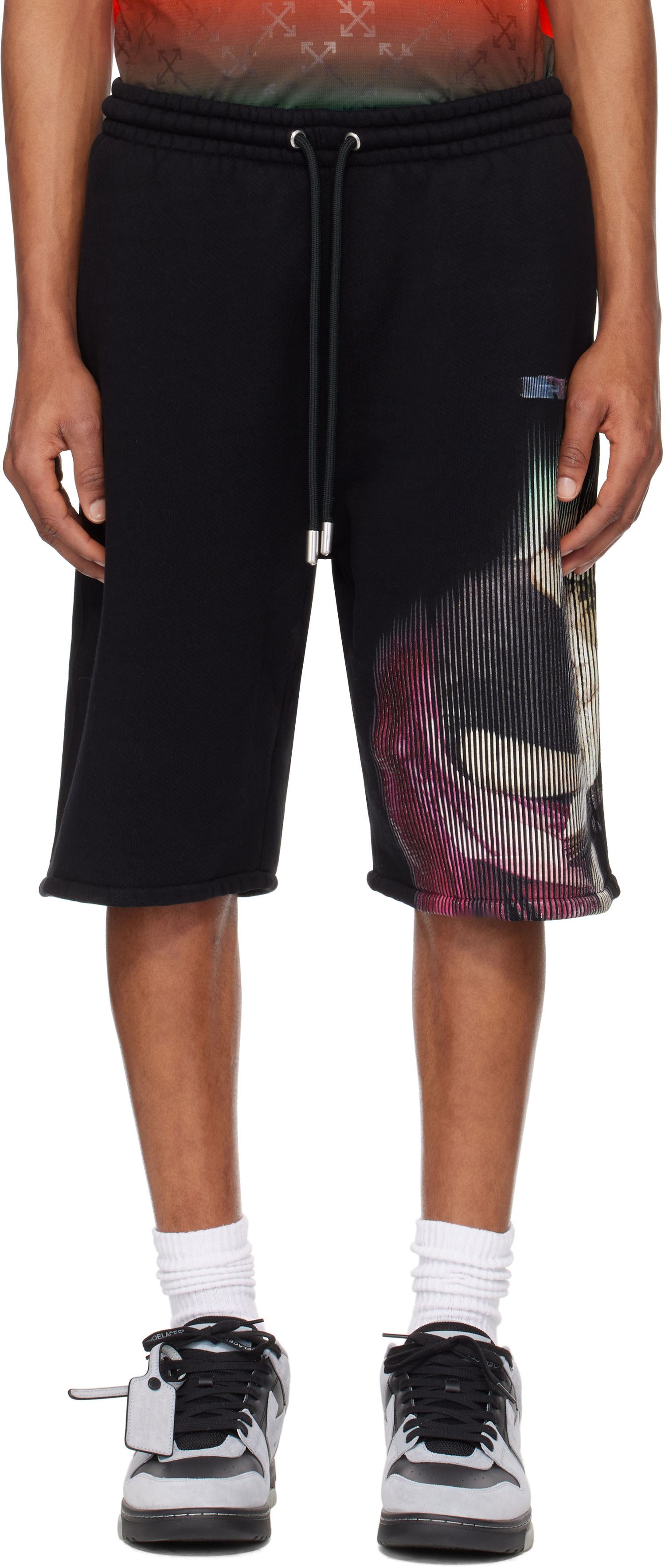 Šortky Off-White S. Matthew Skate Shorts Čierna | OMCI013S25FLE0071084, 0