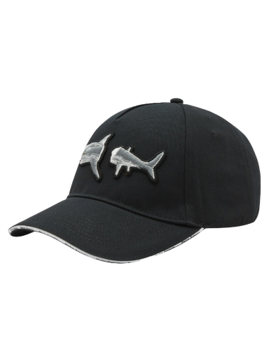 Šiltovka Palm Angels Broken Shark Cap Čierna | PMLB054S23FAB0031009