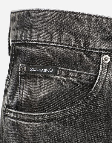 Džínsy Dolce & Gabbana Oversize Denim Jeans Čierna | GWVNXDG8LL7S9001, 3