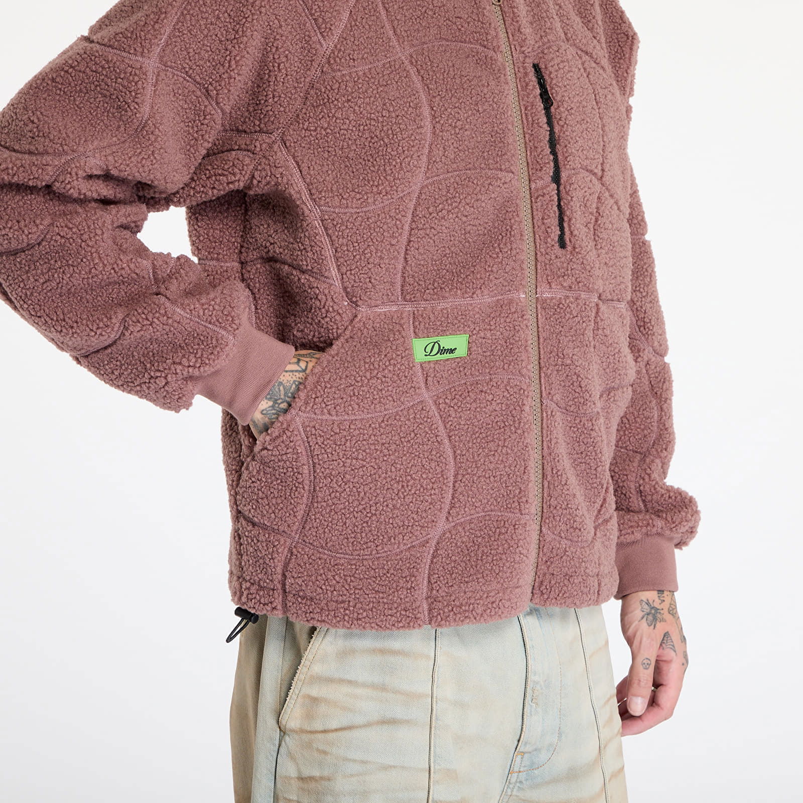 Coverstich Sherpa Fleece