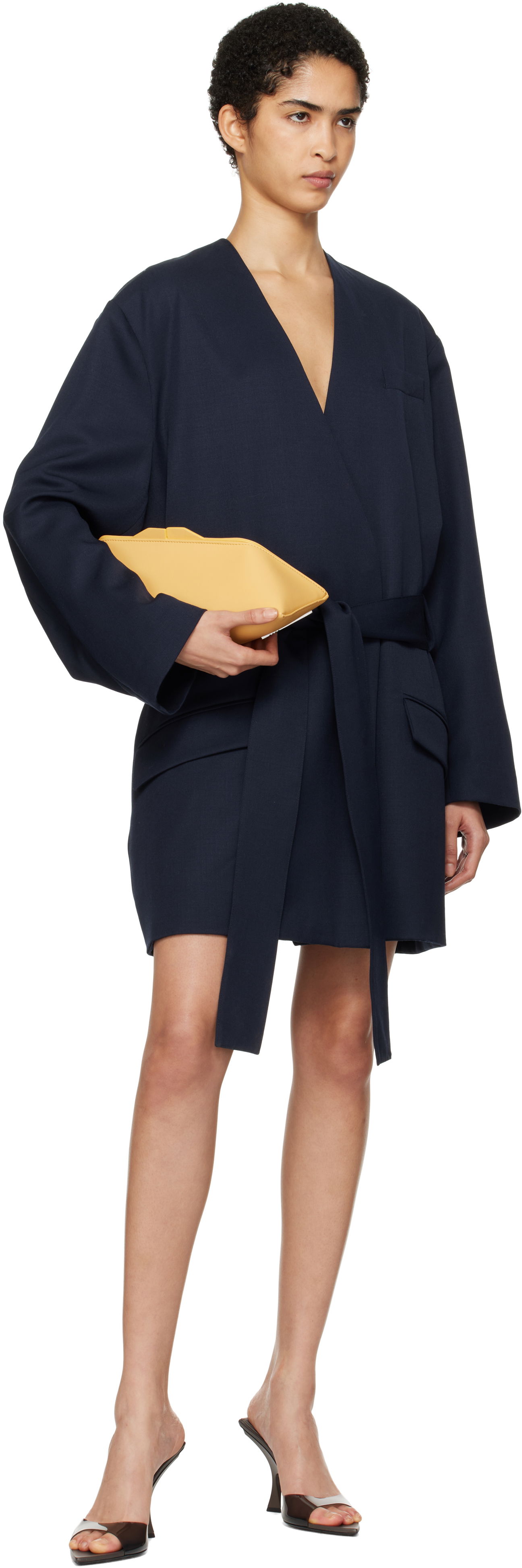 Attico Wrap Blazer Mini Dress