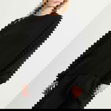 Sveter YMC Bellow Sleeve Knit Sweater Čierna | Q8ZAK-01, 2