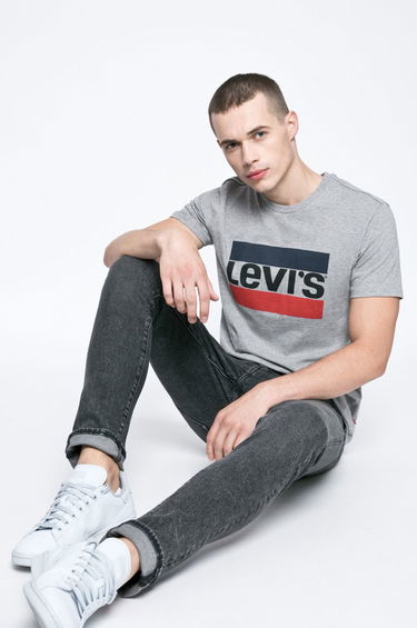 Tričko Levi's Mainline Graphic Tee Šedá | 39636.0002, 0