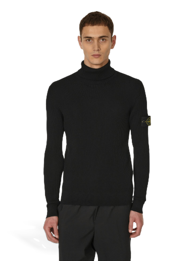 Mikina Stone Island Wool Sweater Čierna | 7915552C2 A0029