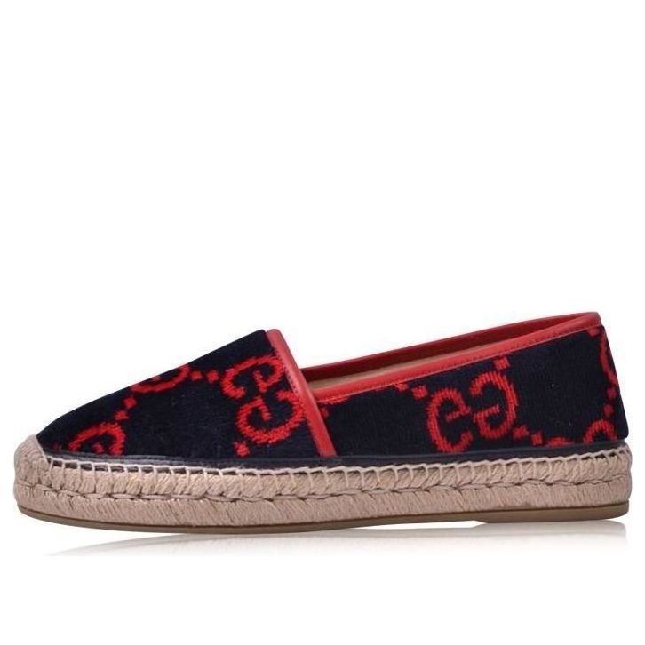 Tenisky a topánky Gucci GG Monogram Terry Cloth Espadrilles Modrá | 580877-HMM10-4094
