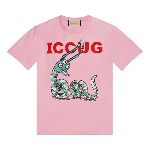 Tričko Gucci Freya Hartas Crossover Animal Print T-Shirt Ružová | 548334-XJDJW-5904, 0