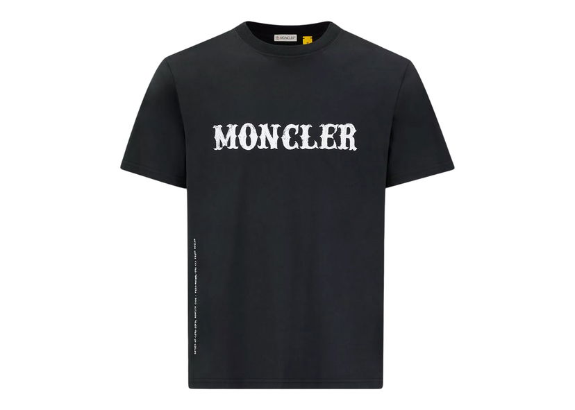 Tričko Moncler Hiroshi Fujiwara x Fragment Logo T-Shirt Čierna | H209U8C00001M2350999