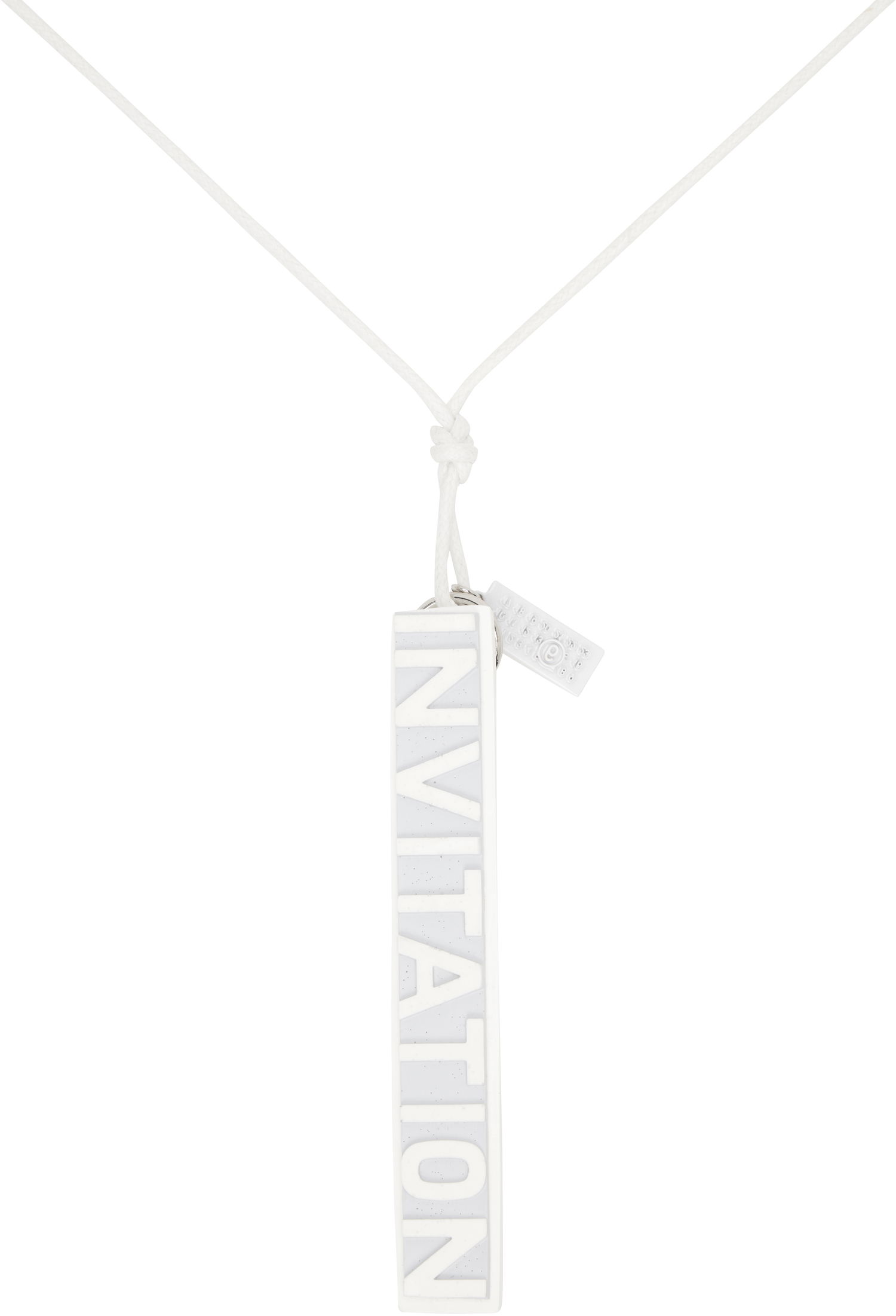 Náhrdelník Maison Margiela MM6 Maison Margiela 'Invitation' Pendant Necklace Biela | SM7UU0074 P7352, 1