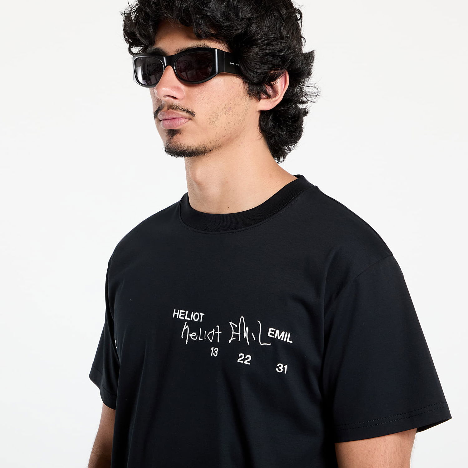 Tričko HELIOT EMIL HELIOT EMIL Fulgens T-Shirt Čierna | PREAW25_M_09_141_BLK01, 1